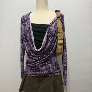 Bisou Bisou long sleeve top size xs